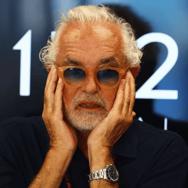 Flavio Briatore draagt de Garrett Leight Brooks X zonnebril