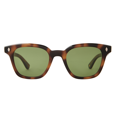Garrett Leight Broadway Sun Spotted Brown Shell vooraanzicht