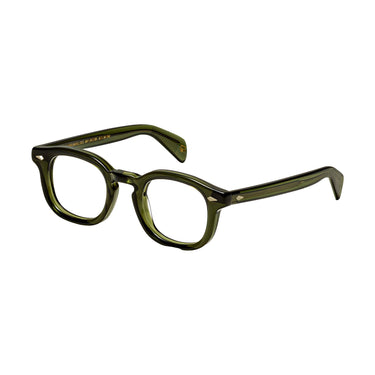 Moscot Mekler - Dark Green zij-vooraanzicht