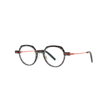 theo Unae - 028 (Noisy Black + Fluo Red)