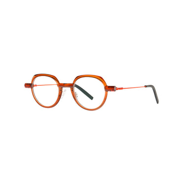 theo Unae - 068 (Transparent Red Brown + Fluo Orange)