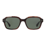 Garrett Leight Dominguez Sun Grand Oak Tortoise vooraanzicht