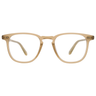 Garrett Leight x JJJJound Brooks Matte Bottle Glass Brown vooraanzicht