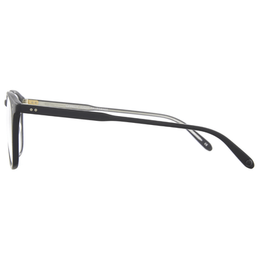 Garrett Leight Kinney Matt black side temple detail