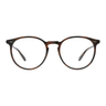 Garrett Leight Morningside Spotted Brown Shell vooraanzicht