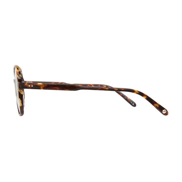 Mariposa Tortoise Garrett Leight temples detail 