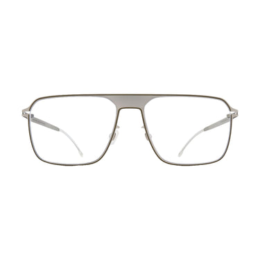Mykita Nando Cashmere Silver/Matte Dark Olive vooraanzicht