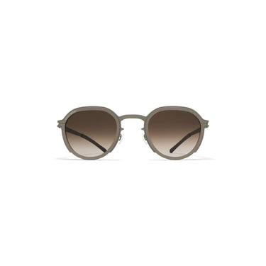 RIMOWA × MYKITA MR001 Panto zonnebril Clay Green/Clay Green / Rawbrown Gradient – vooraanzicht