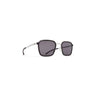 RIMOWA × MYKITA MR002 Square zonnebril White Silver/Black / Coolgrey Solid – schuin aanzicht