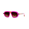 theo Lolly - 007 (Transparent Deep Orchid + Brown Dalmatian)