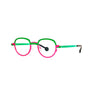 theo Mong Kok 531 Python Green + Fluo Pink