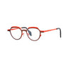 theo Obus 376 Burned Shadow Matte + Fluo Red